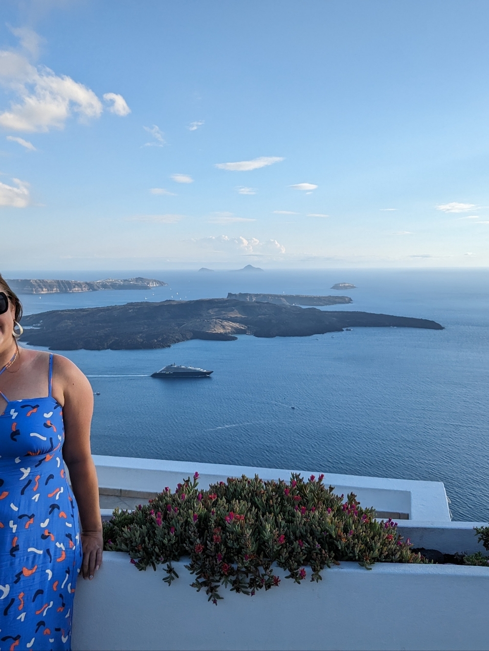 Blue Abstract Pattern Maxi Dress - Picture 11 of 12